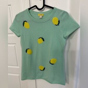 J. Crew Short sleeve crewneck cashmere sweater